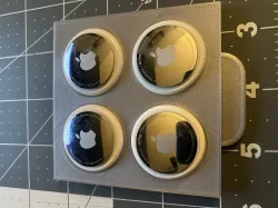 Apple AirTag under shelf/desk storage drawer
