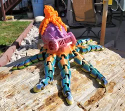 Articulated Steampunk Octopus