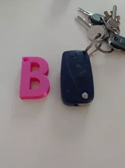 B Keychain