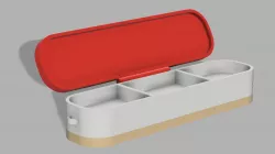 Bandaid holder and pill box