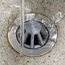 Bathroom sink drain screen