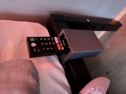 Bed side remote holder