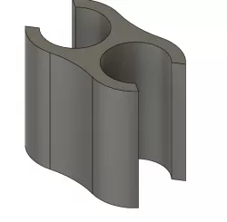 Bike cable clip (internal 5mm)