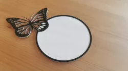 Butterfly name tag Schmetterling Schild Namensschild