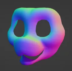 Canine Fursuit Head Model