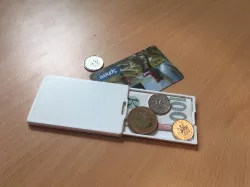 Case for money or memory cards (wallet)