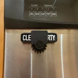 Clerty - Mechanical Dishwasher Sign