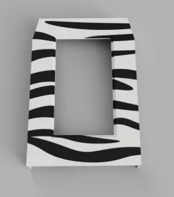 CR6-SE LCD Cover - Zebra Stripes