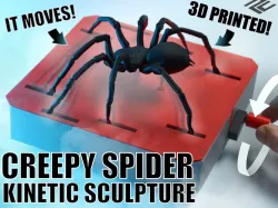 Creepy Spider Kinetic Sculpture