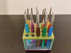 Crochet Hook Set (or pen) Holder