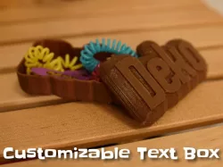 Customizable text box II