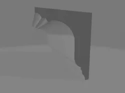 decor wall corniche stl t254