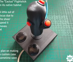 Digital 3-Button Arcade Flightstick to fit Sanwa type joystick stem