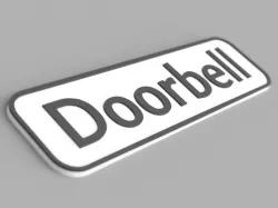 Doorbell sign