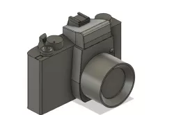 DSLR Film Camera 3D Model