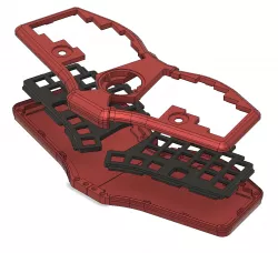 Faux Fox Keyboard (FFKB) Gasket Mount Case