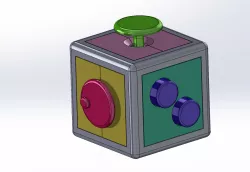 Fidget Cube mechanical Stress Toy with Joystick