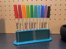 Fine-tip sharpie holder