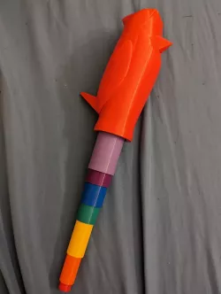 Flapjack Collapsing Staff with replaceable core