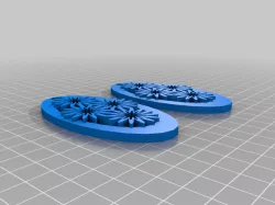 Flower Pattern Earrings