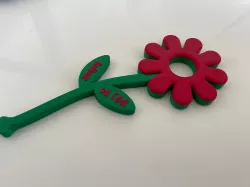 Flower rattle