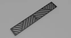 free 3d model grid for 3d print , cnc or laser
