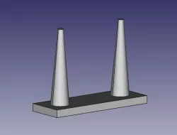 FreeCad Stringing Calibration Test Towers