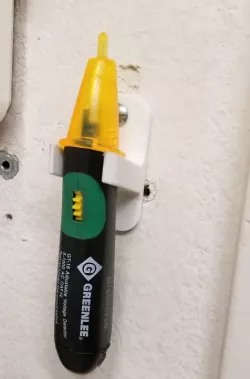 Greenlee GT-16 Non Contact Voltage Detector wall mount holder (with SETP file)