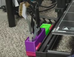 Gridfinity Printer-Mounted Baseplates by Zack Freedman