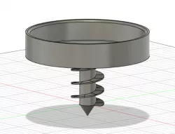 Ground Screw Dog Bowl
