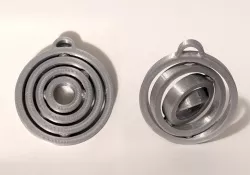 GYRO SPINNER KEYCHAIN (45 DEGREE OFFSET)