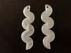 Half Circle Snake Earrings