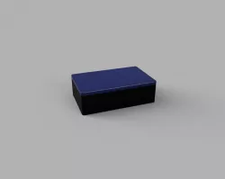 Hinged storage box