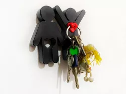 Home Key holder with matching key chains