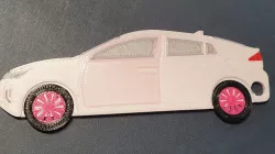 Hyundai Ioniq MY20 5 color keychain