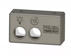 IKEA Lack Print Enclosure - SwitchBox V2 (Round Switches)