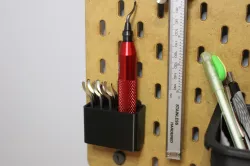 Ikea Skadis Deburring Tool holder