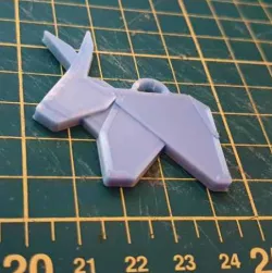 Keychain donkey origami