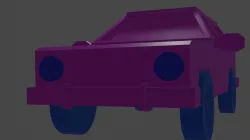 Low poly car