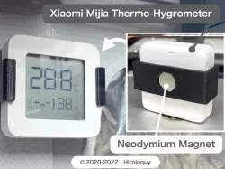 Magnetic Holder for Thermo-Hygrometer (Xiaomi Mijia)