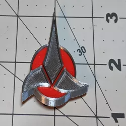 Magnetic Klingon Badge (8mm magnets)