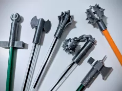 Medieval Weaponry Biro Pen Lids