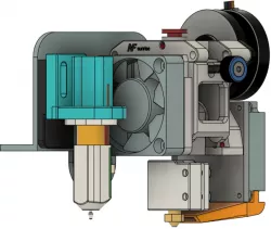 Mellow NF Sunrise - Fan Mount and Duct for CR-10 Stock Blower