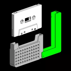 Memorex-Inspired Hinge Cassette Case 