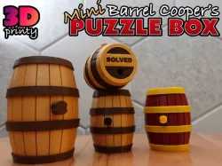 Mini Barrel Cooper's Puzzle Box