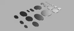 Miniature Bases in Warhammer Sizes