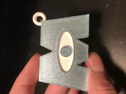 Monsters Inc. Logo Keychain