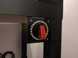 NeoPixel ring and toggle switch panel