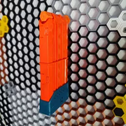 Nerf Magazine Holder Honeycomb Storage Wall