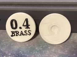 Nozzle Size/Material Buttons for mini magnets
